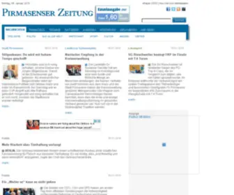 Pirmasenser-Zeitung.de(Pirmasenser Zeitung Web) Screenshot