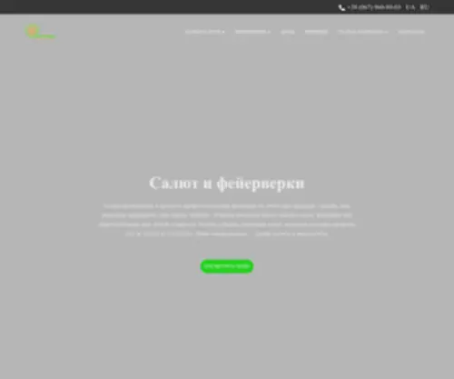 Piromax.com.ua(Салют (Фейерверк) заказать на свадьбу) Screenshot