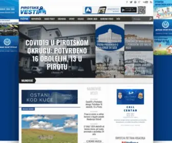 Pirotskevesti.rs(Pirotske Vesti) Screenshot