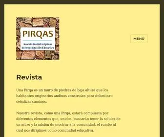 Pirqas.com(Revista Multidisciplinar de Investigación Educativa) Screenshot