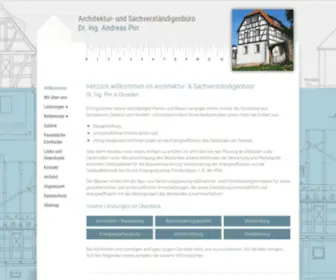 Pirr-Architekt.de(Pirr in Dresden) Screenshot