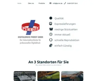 Pirrot.de(Digitaldruck Pirrot) Screenshot