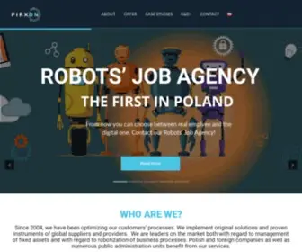 Pirxon.com(Oprogramowanie i optymalizacja procesów biznesowych) Screenshot
