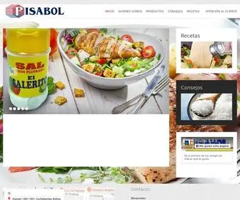 Pisabol.com(Planta industrializadora de sal y alimentos bolivianos) Screenshot