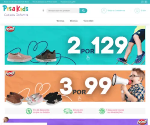 Pisakids.com.br(Pisa Kids) Screenshot