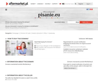 Pisanie.eu(Cena domeny) Screenshot