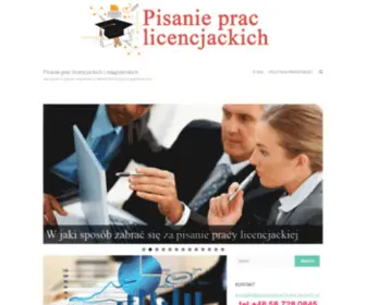 PisaniepraclicencJackich.pl(Pisanie prac licencjackich i magisterskich) Screenshot