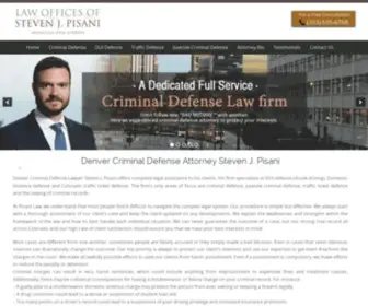 Pisanilaw.com(Law Offices of Steven J. Pisani) Screenshot