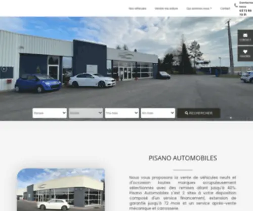 Pisanoautomobiles.com(Pisano automobiles) Screenshot