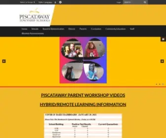 Piscatawayschools.org(Piscataway township schools) Screenshot