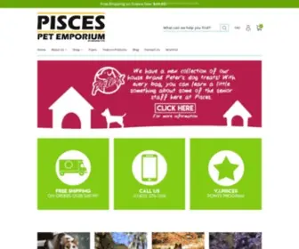 Piscespets.com(Pisces Pet Emporium) Screenshot