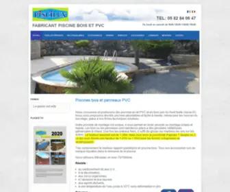 Piscilux.com(Piscine bois en kit) Screenshot