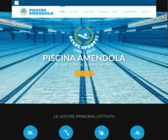 Piscina-Amendola.com(Scuola nuoto) Screenshot