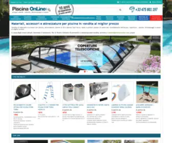 Piscina-Online.com(Materiali e attrezzature per piscina in vendita al miglior prezzo) Screenshot