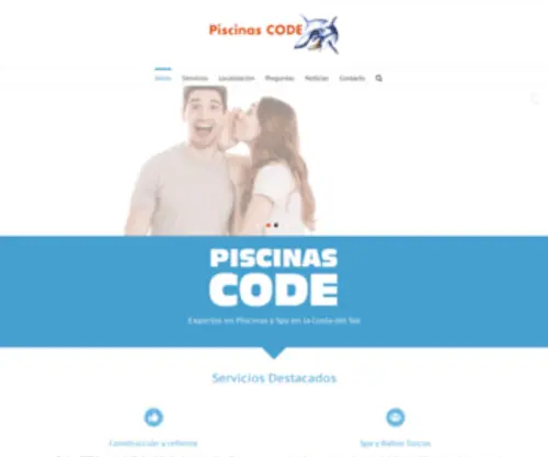 Piscinascode.com(Piscinas code tienda de piscinas en la costa del sol) Screenshot