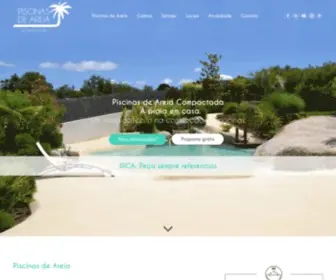 Piscinasdeareia.com.br(Piscinas de Areia) Screenshot