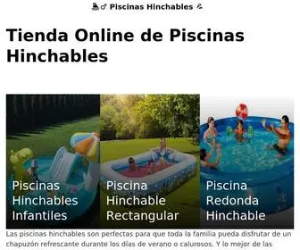 Piscinashinchables.club(Piscinas Hinchables) Screenshot