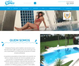 Piscinasjaimegodinho.com(Construção de Piscinas) Screenshot