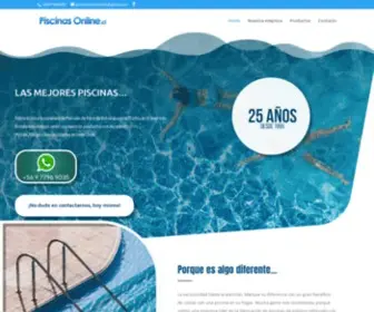 Piscinasonline.cl(Piscinas Online) Screenshot