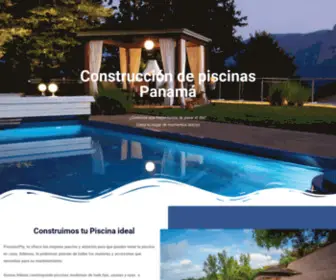 Piscinaspty.com(Piscinas Panamá) Screenshot