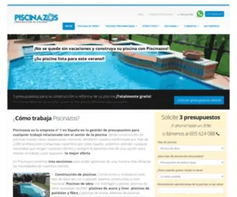Piscinazos.com(Construcción de piscinas y reformas) Screenshot
