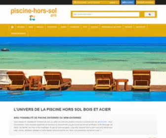 Piscine-Hors-SOL.pro(Piscine Hors Sol Bois) Screenshot