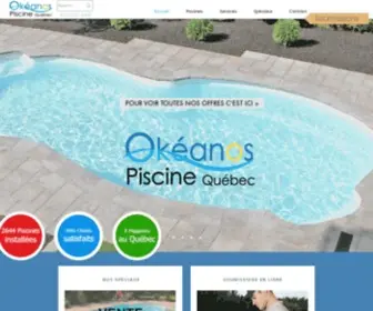 Piscine-Quebec.com(Piscines En Fibre De Verre) Screenshot