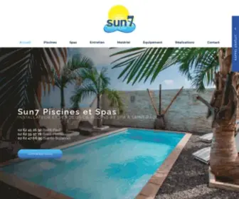 Piscine-Spa-LA-Reunion-974.fr(Installation piscine spa Saint) Screenshot