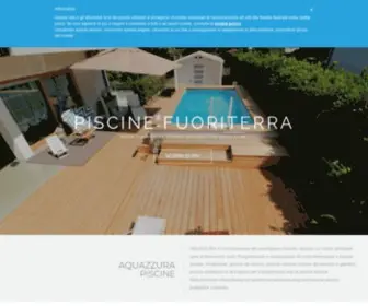 Piscineaquazzura.com(PISCINE e MINIPISCINE da terrazzo) Screenshot