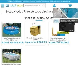 Piscineco.fr(Piscines) Screenshot