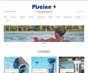 Piscineplus.fr(Piscine) Screenshot