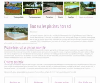 Piscines-Hors-SOL.com(Tout sur les piscines hors sol) Screenshot