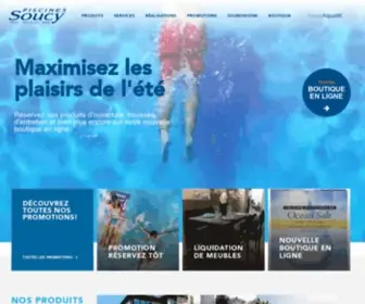 Piscinessoucy.com(Piscines) Screenshot