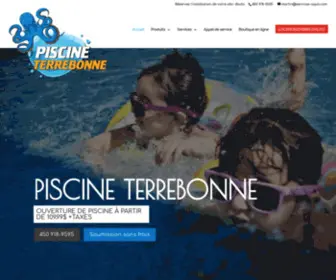 Piscineterrebonne.com(Piscine hors terre) Screenshot