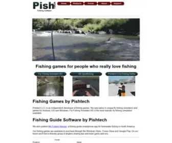 Pishtech.com(Realistic fishing games from Pishtech) Screenshot