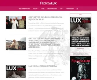 Pismofronda.pl(Fronda LUX) Screenshot