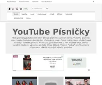 Pisnickyyoutube.com(Youtube písničky) Screenshot