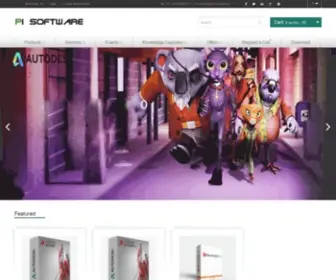 Pisoftware.in(Autodesk Products) Screenshot