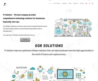Pisolution.co(Cung cấp các giải pháp ứng dụng công nghệ Blockchain) Screenshot