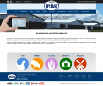 Pisonline.us(POULTRY & INDUSTRIAL SUPPLIERS) Screenshot