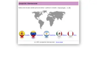 Pisoportal.com(Portal inmobiliario global) Screenshot