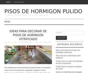 Pisosdehormigonpulido.cl(Pisos de Hormigon Pulido) Screenshot