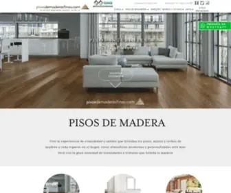 Pisosdemaderasfinas.com(Pisos de Ingeniería) Screenshot