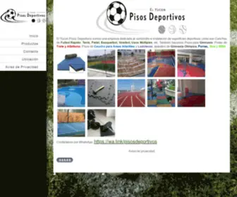 Pisosdeportivos.mx(El Yucon Sportive Flooring) Screenshot