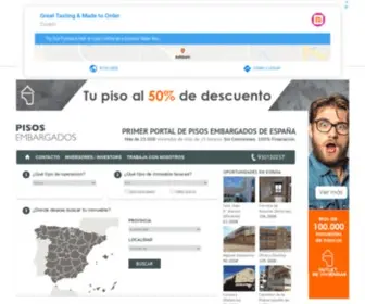 Pisosembargados.com(Pisos embargados en España) Screenshot