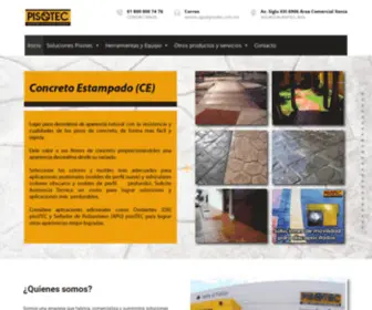 Pisotec.com.mx(SOLUCIÓN EN PISOS DE CONCRETO) Screenshot