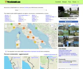 Piste-Ciclabili.com(Piste ciclabili .com) Screenshot