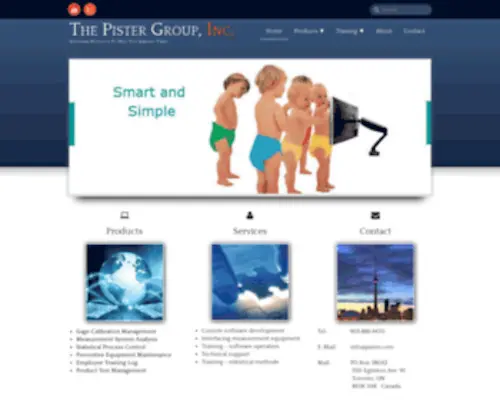 Pister.com(Pister Group) Screenshot