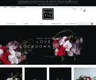 Pistilflowers.com(Toronto Downtown Florists) Screenshot