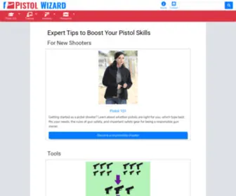 Pistolwizard.com(Training concealed carriers to shoot like FBI agents...and beyond) Screenshot